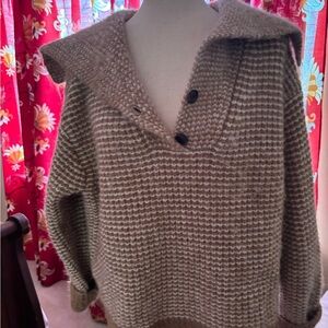 Cozy Brown Knit Sweater